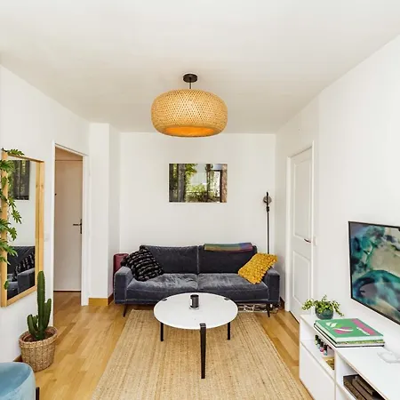 Apartman Bright 37m For 2 With Balcony In Paris! Párizs