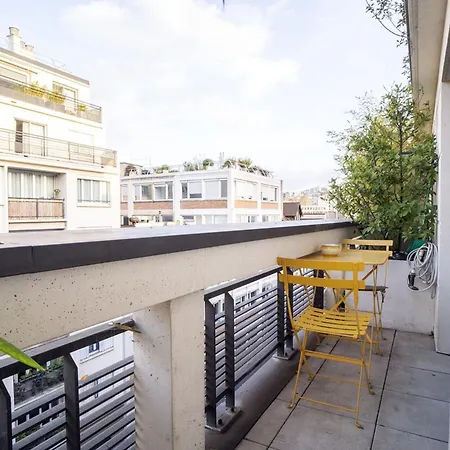 公寓 Bright 37m For 2 With Balcony In Paris!